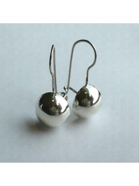 Sterling silver half ball bead earrings 🆕Sterling...